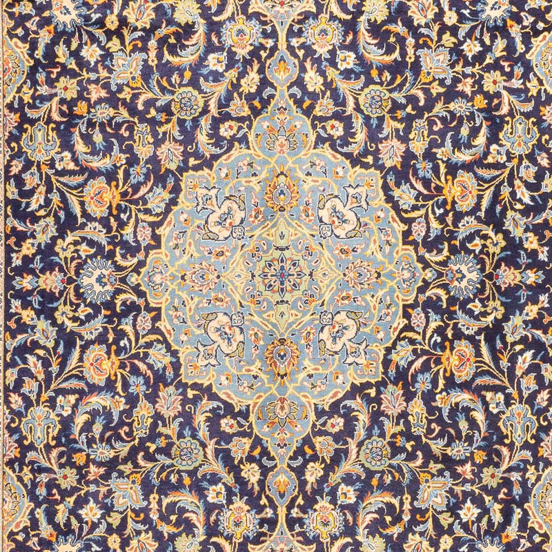 Perzisch tapijt - Keshan vierkant  - 410 x 395 cm - donkerblauw