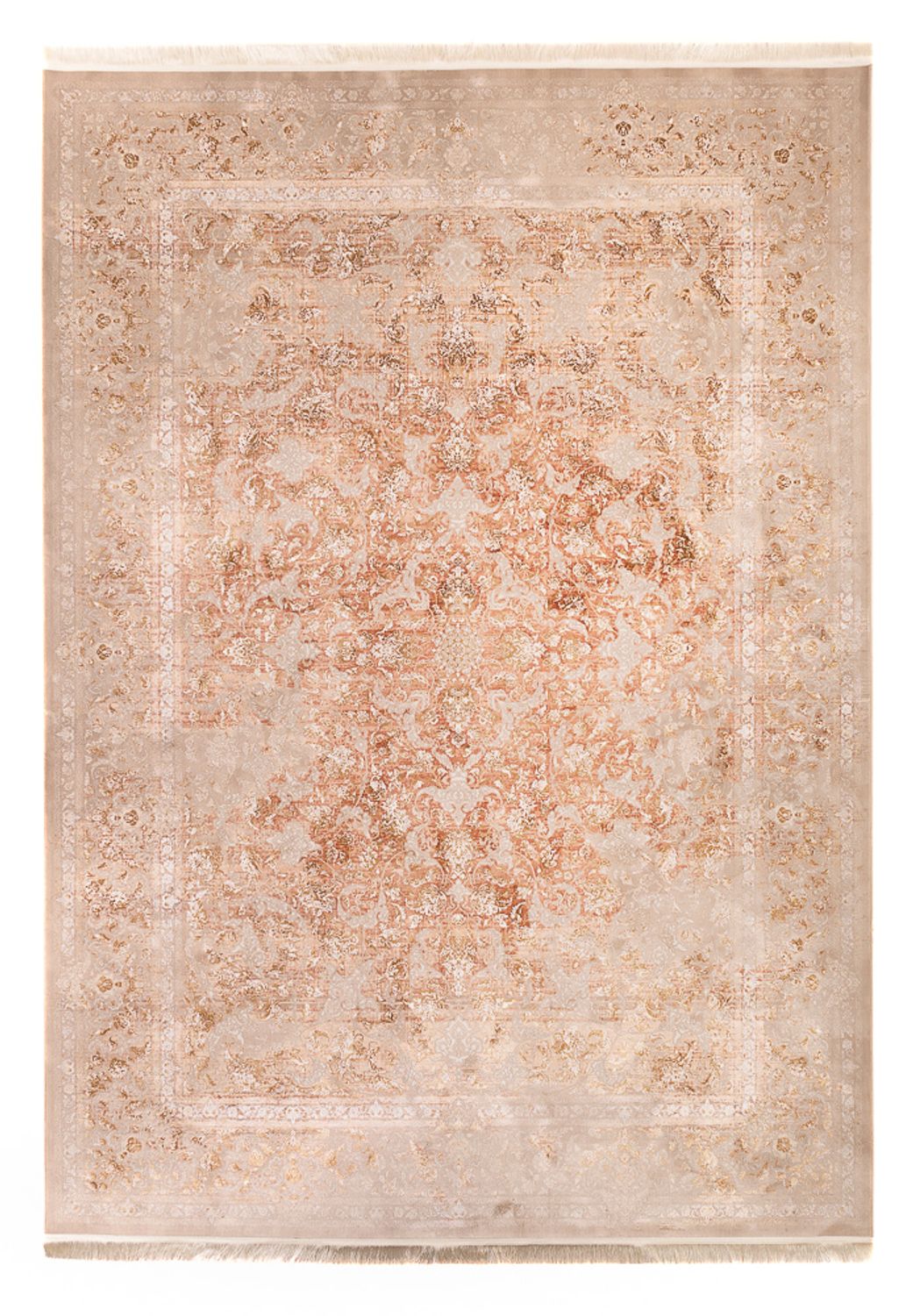 Oosters geweven tapijt - 350 x 250 cm - beige