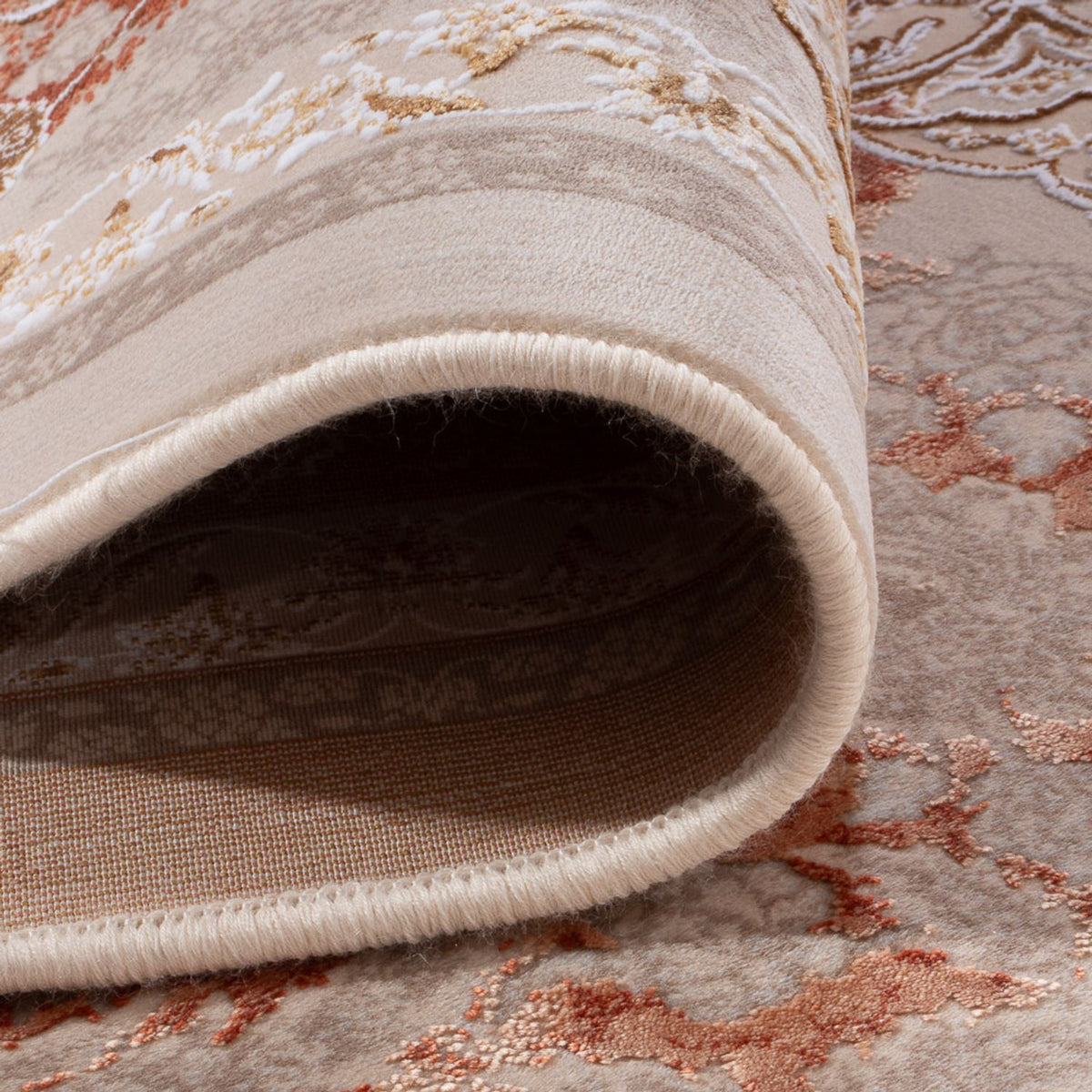 Oosters geweven tapijt - 350 x 250 cm - beige