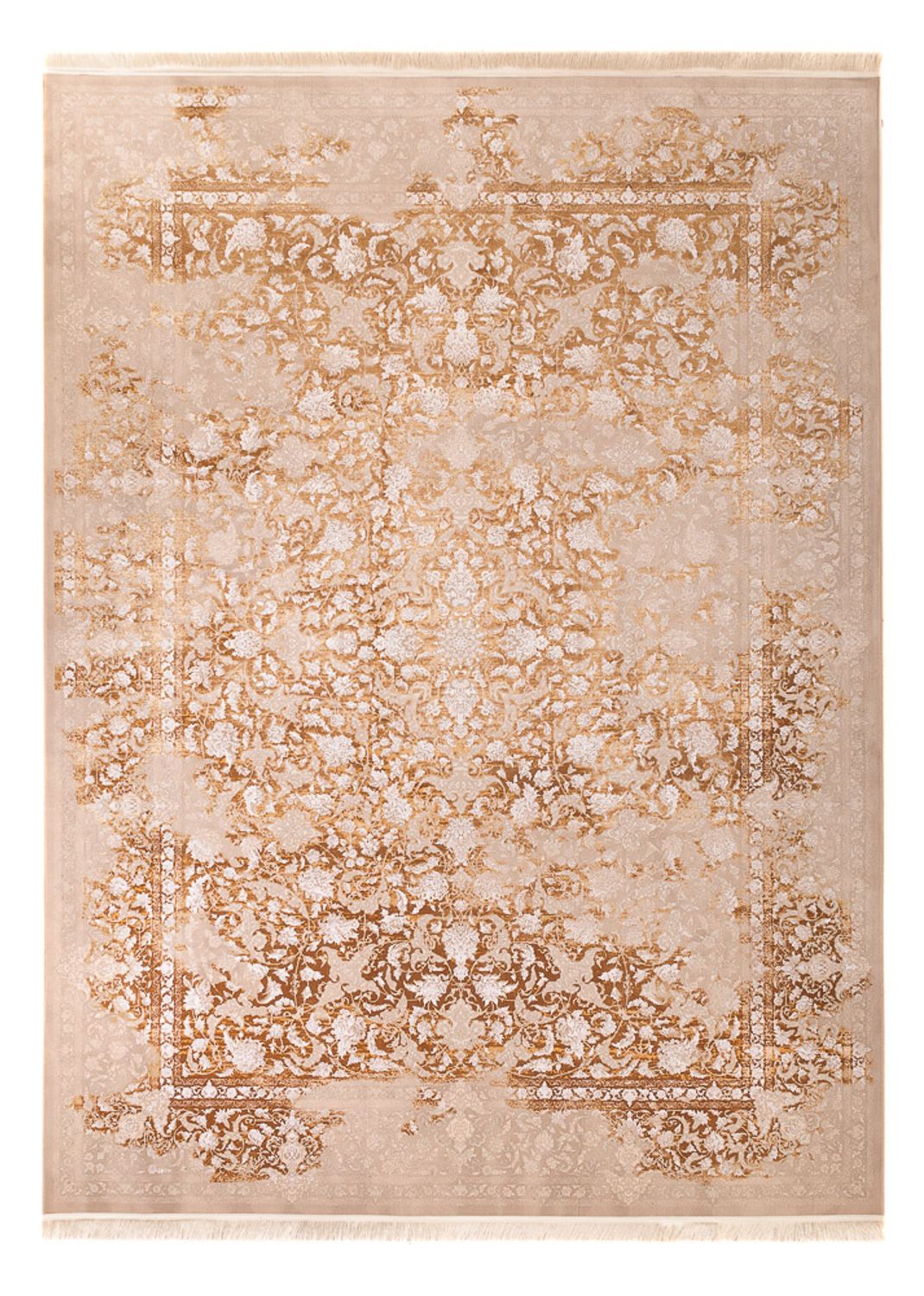 Oosters geweven tapijt - 350 x 250 cm - donker beige