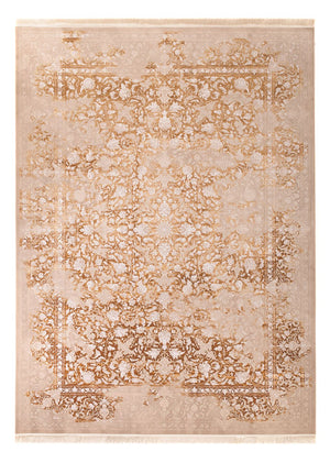 Oosters geweven tapijt - 350 x 250 cm - donker beige