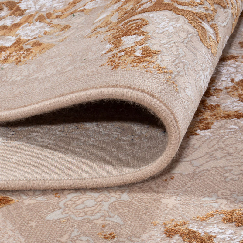 Oosters geweven tapijt - 350 x 250 cm - donker beige