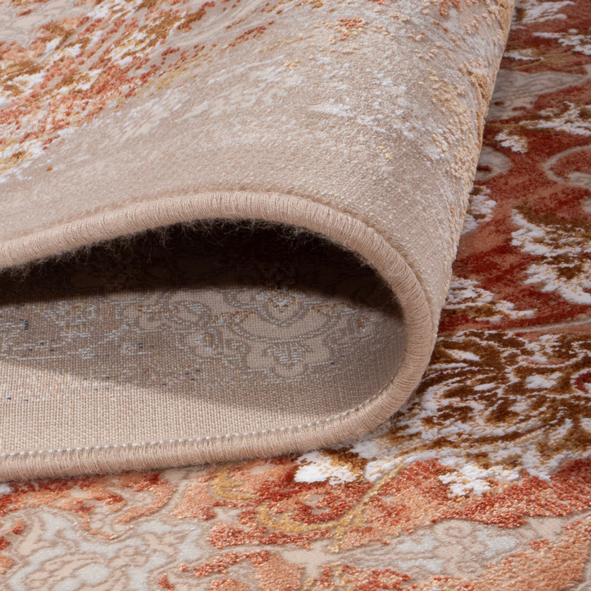 Oosters geweven tapijt - 350 x 250 cm - donker beige