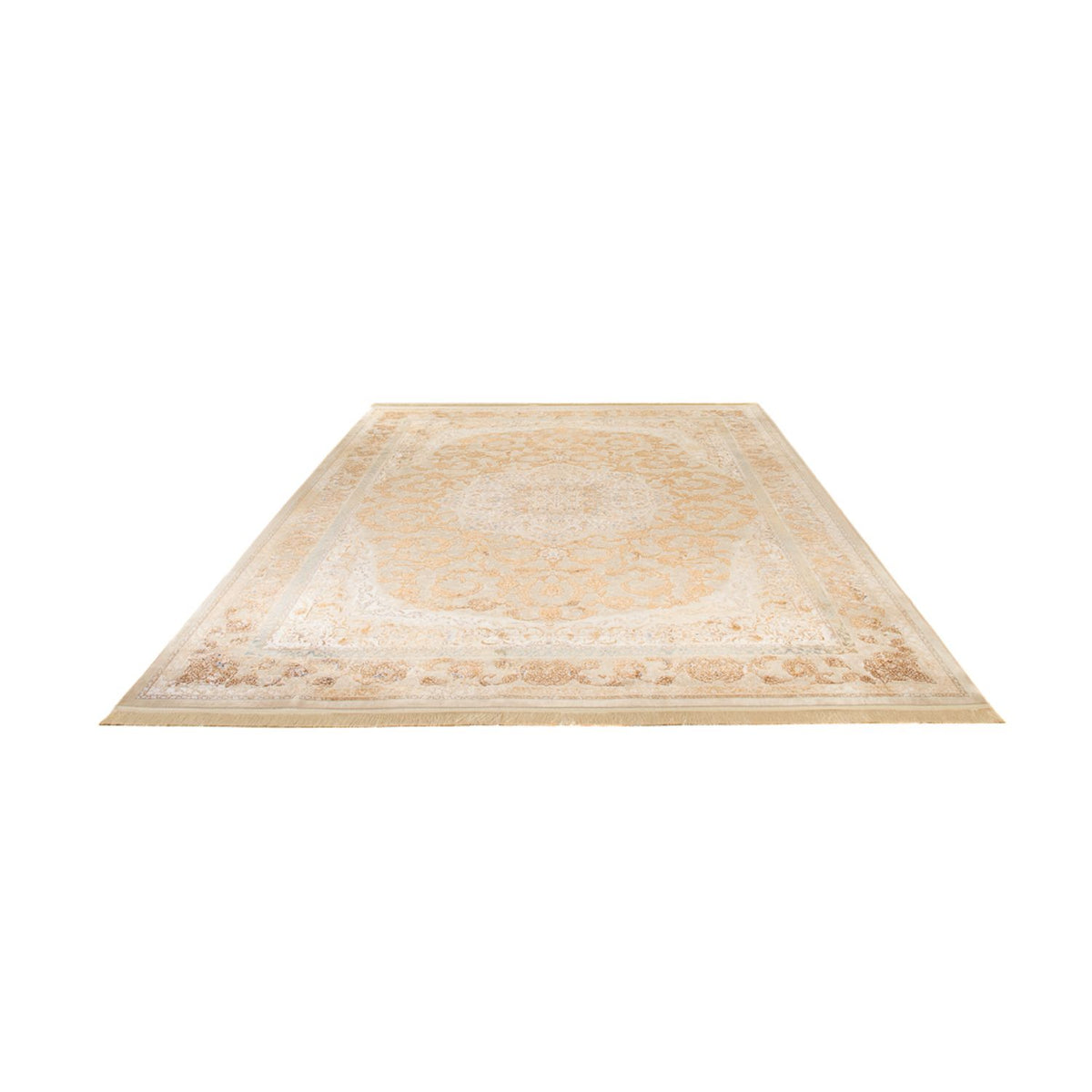 Oosters geweven tapijt - 350 x 250 cm - donker beige