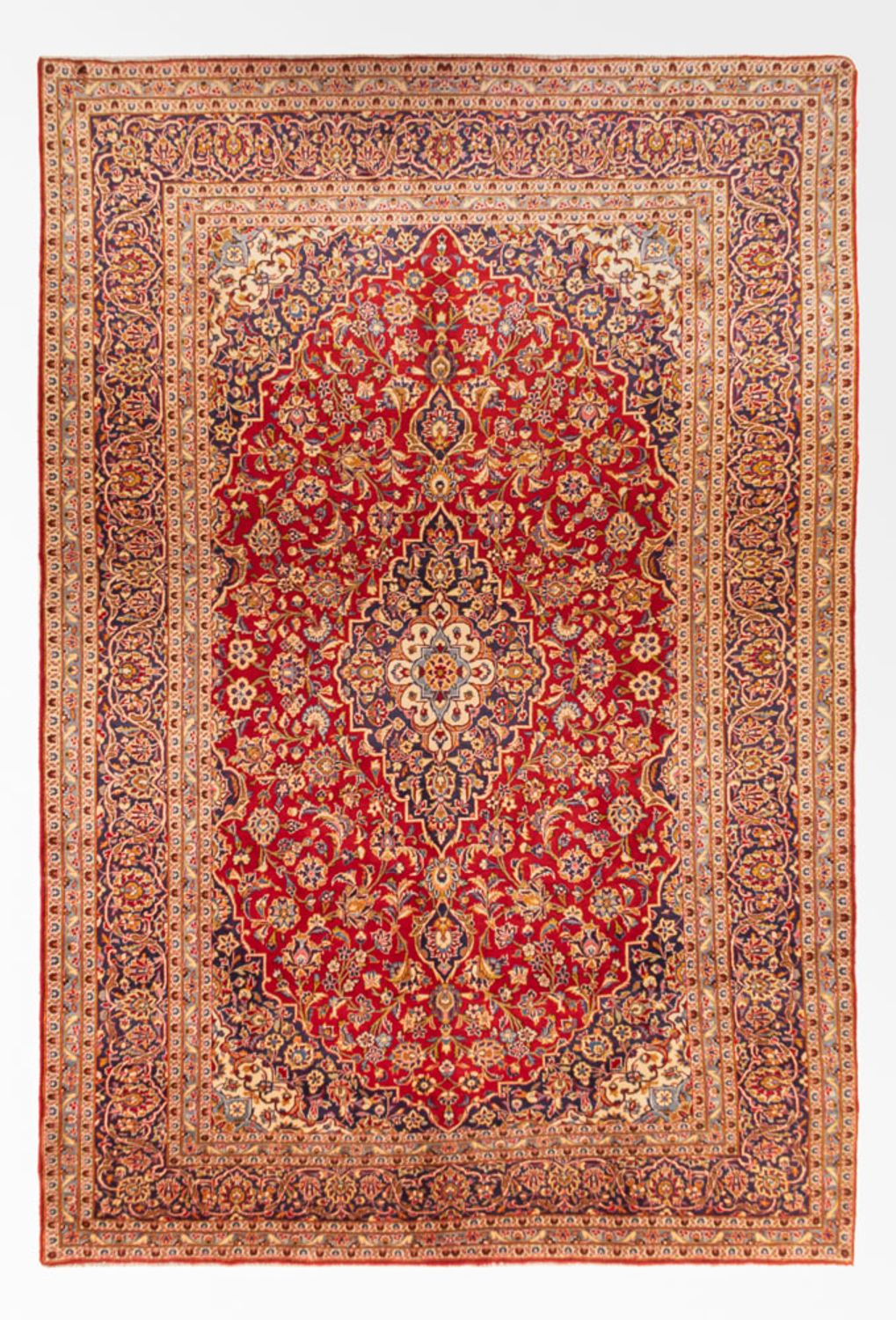 Perzisch tapijt - Keshan - 368 x 246 cm - rood