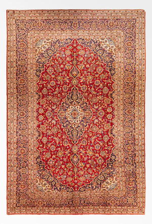 Perzisch tapijt - Keshan - 368 x 246 cm - rood