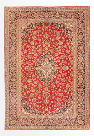 Perzisch tapijt - Keshan - 350 x 242 cm - rood