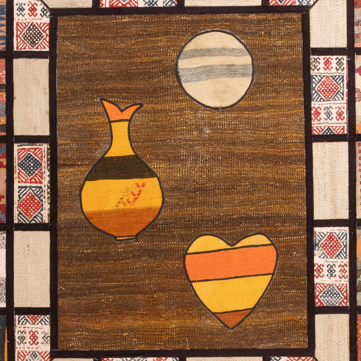 Patchwork tapijt - 200 x 135 cm - veelkleurig