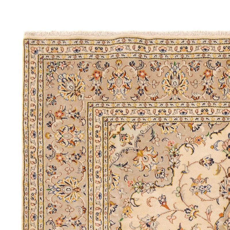 Perzisch tapijt - Keshan - 295 x 194 cm - licht beige