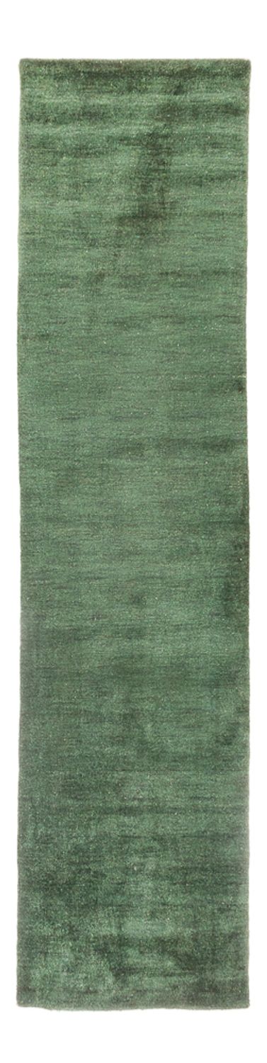 Loper Gabbeh tapijt - Indus - 300 x 80 cm - groen