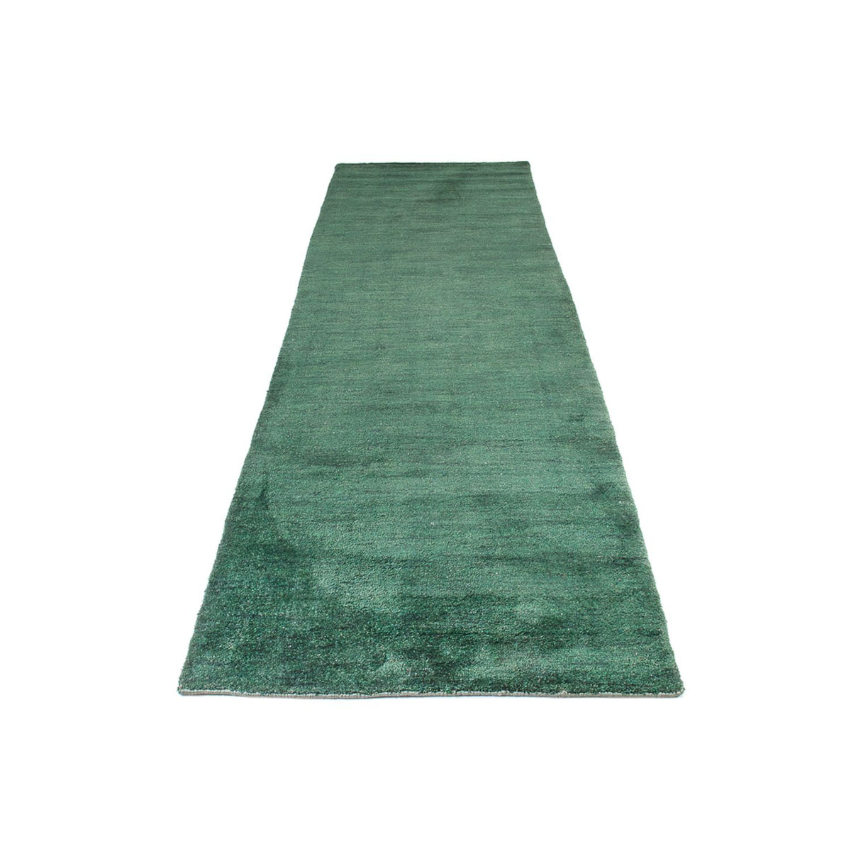 Loper Gabbeh tapijt - Indus - 300 x 80 cm - groen