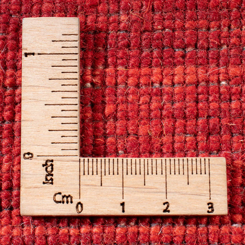 Gabbeh Tapijt - Loribaft Indus vierkant  - 200 x 200 cm - rood