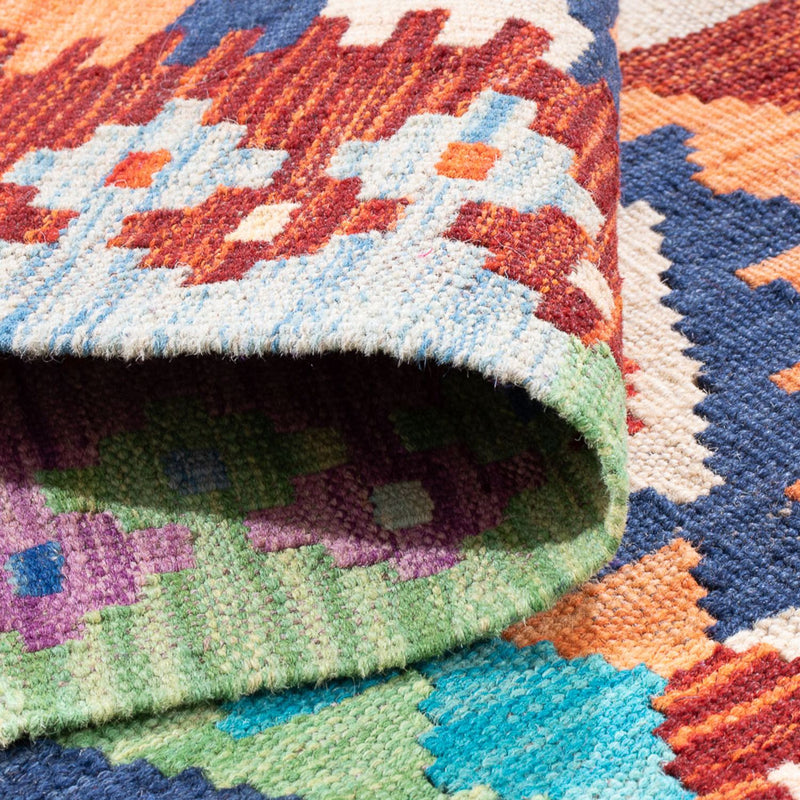 Kelim tapijt - Splash - 165 x 100 cm - veelkleurig
