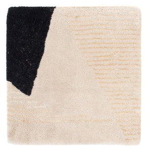 Wollen tapijt - 40 x 40 cm - veelkleurig