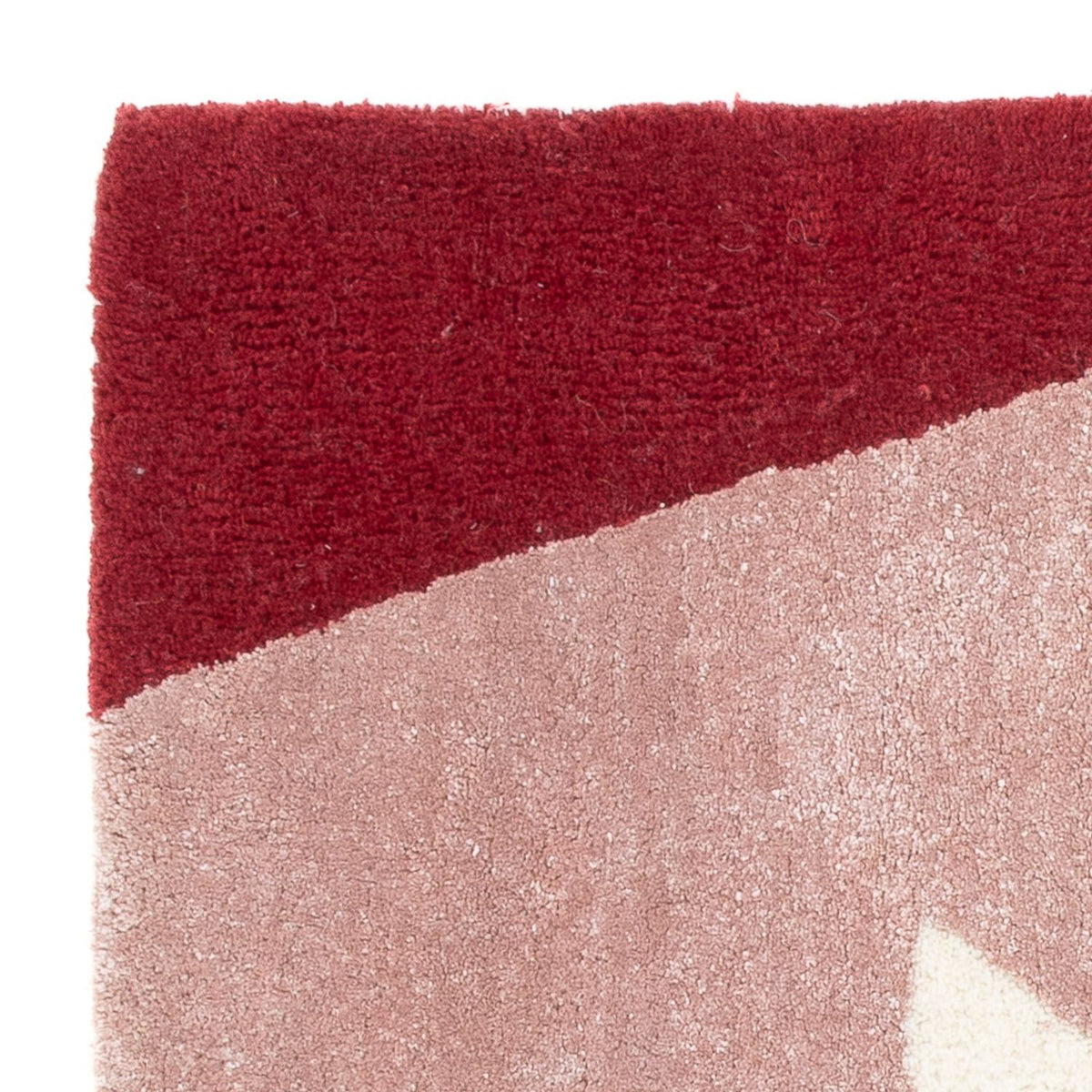 Wollen tapijt vierkant  - 63 x 62 cm - veelkleurig