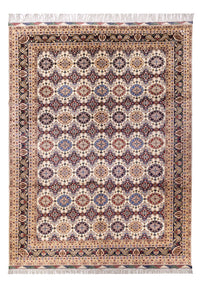 Afghaans tapijt - 405 x 295 cm - licht beige