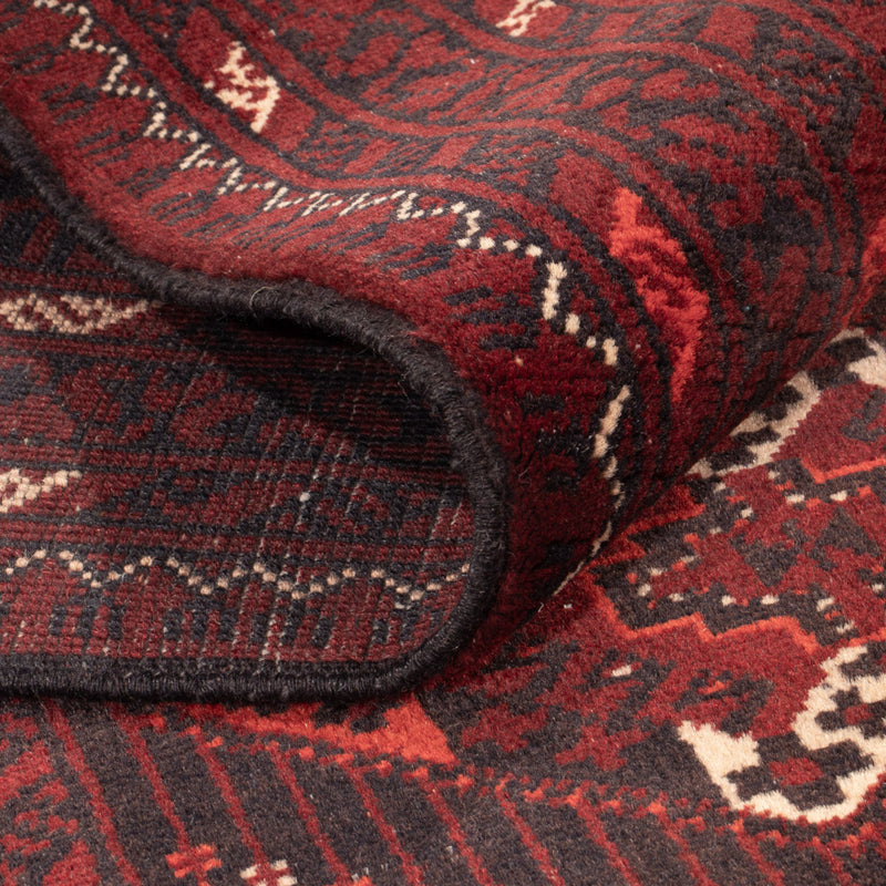 Loper Afghaans tapijt - 293 x 78 cm - rood