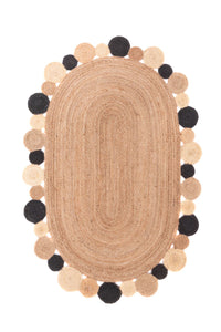 Jute tapijt Tapijt Boldo - Wollen tapijt – product image