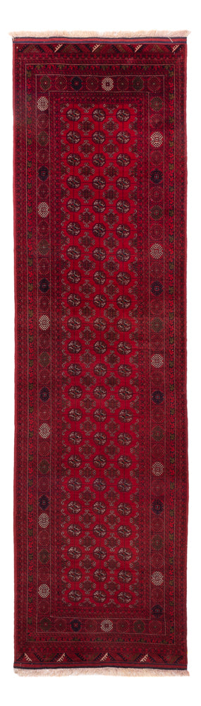 Loper Afghaans tapijt - Bukhara - 296 x 78 cm - rood