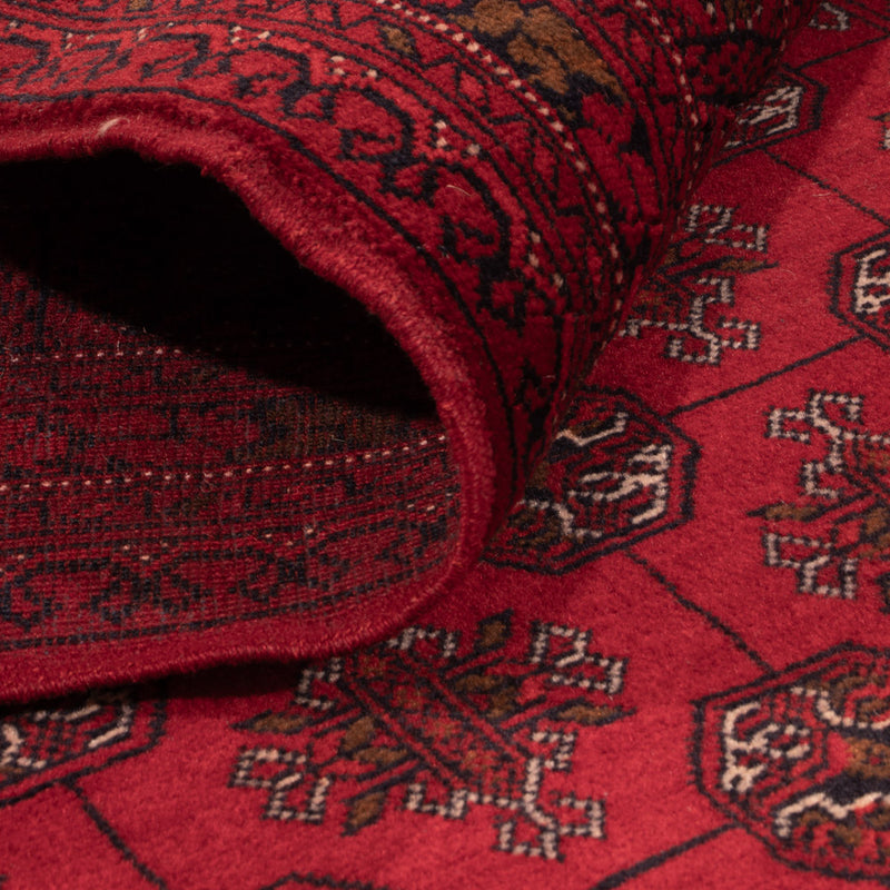 Loper Afghaans tapijt - Bukhara - 296 x 78 cm - rood