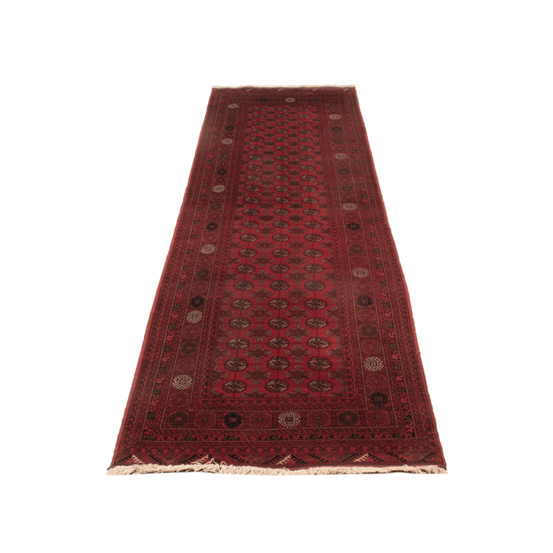Loper Afghaans tapijt - Bukhara - 296 x 78 cm - rood