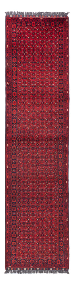 Loper Afghaans tapijt - Bukhara - 332 x 76 cm - rood
