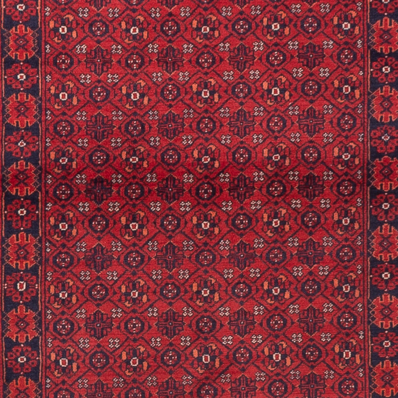 Loper Afghaans tapijt - Bukhara - 332 x 76 cm - rood
