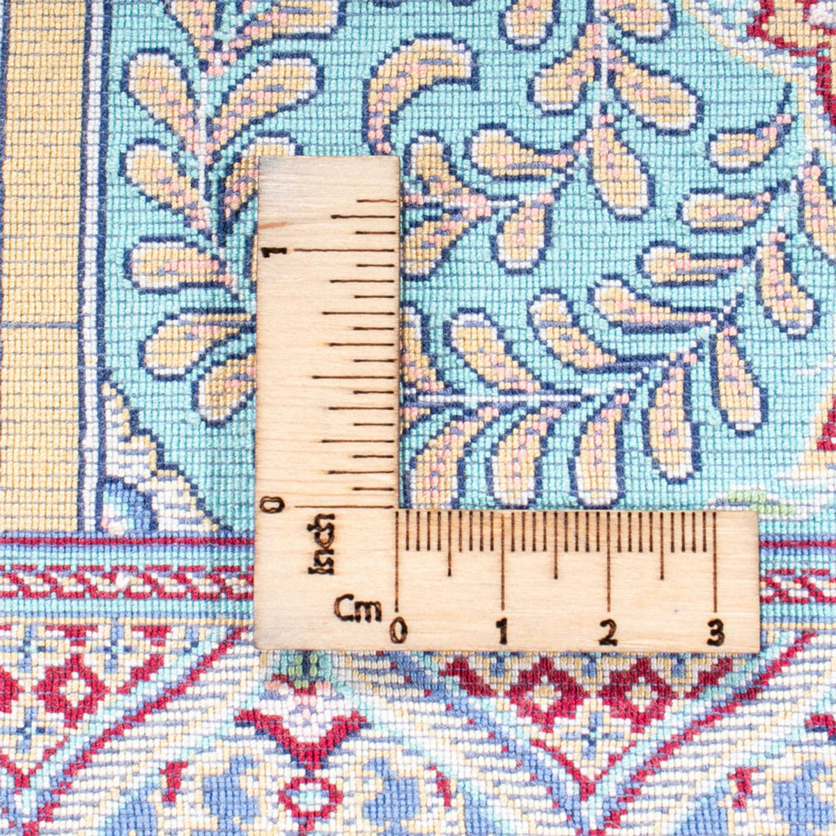 Perzisch tapijt - Ghom - 300 x 200 cm - donkerblauw