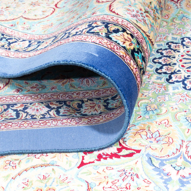 Perzisch tapijt - Ghom - 300 x 200 cm - blauw