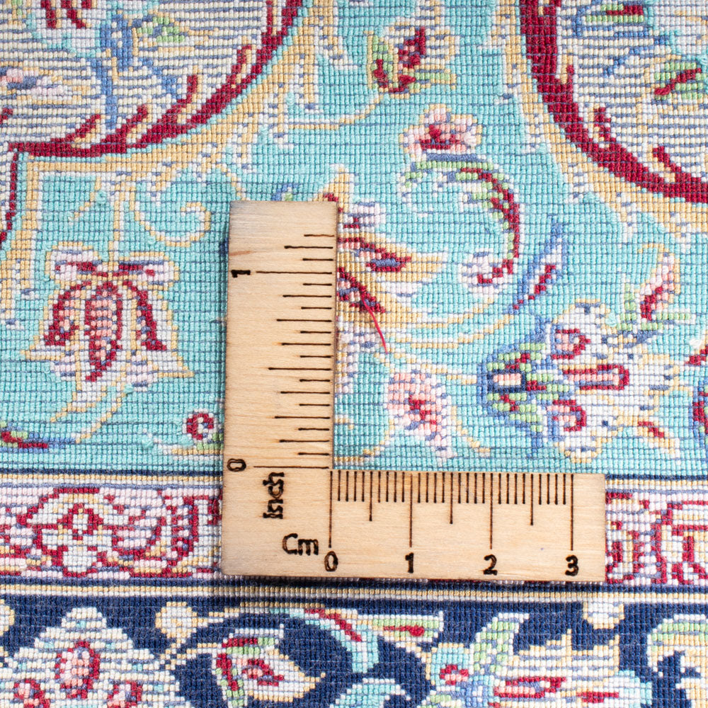 Perzisch tapijt - Ghom - 300 x 200 cm - blauw