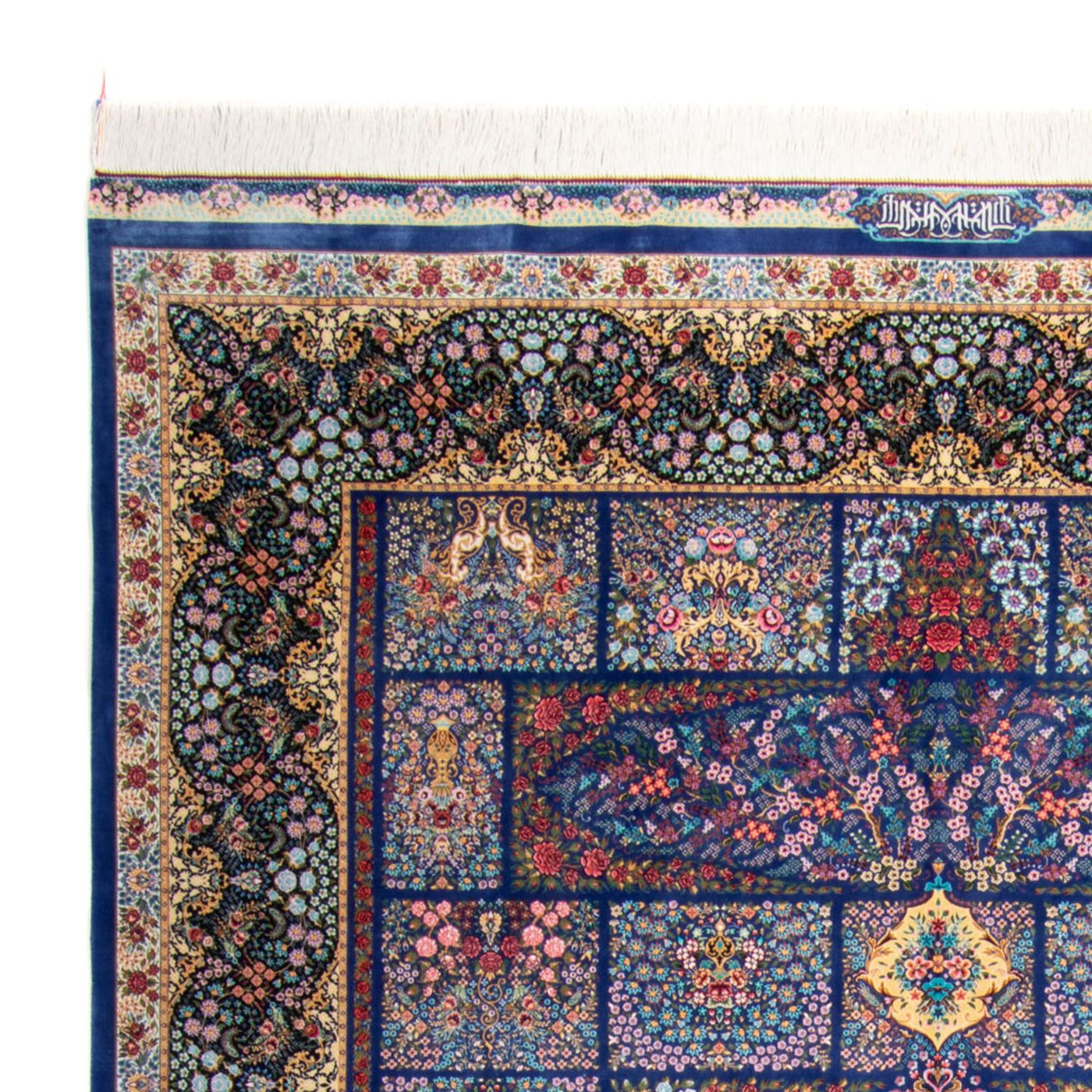 Perzisch tapijt - Ghom - 300 x 200 cm - blauw