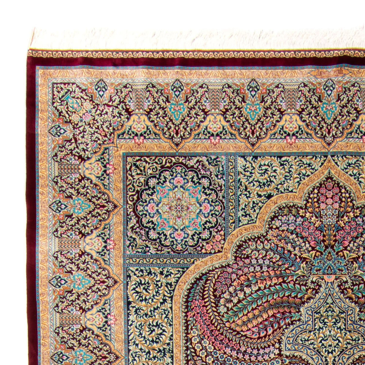 Perzisch tapijt - Ghom - 300 x 200 cm - veelkleurig