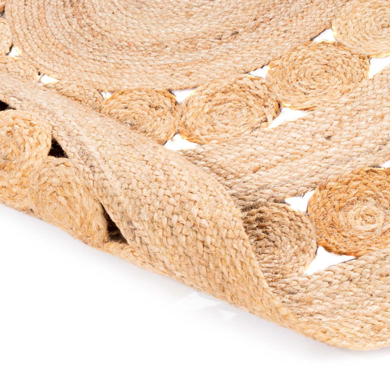 Jute tapijt Tapijt Darcia - Wollen tapijt