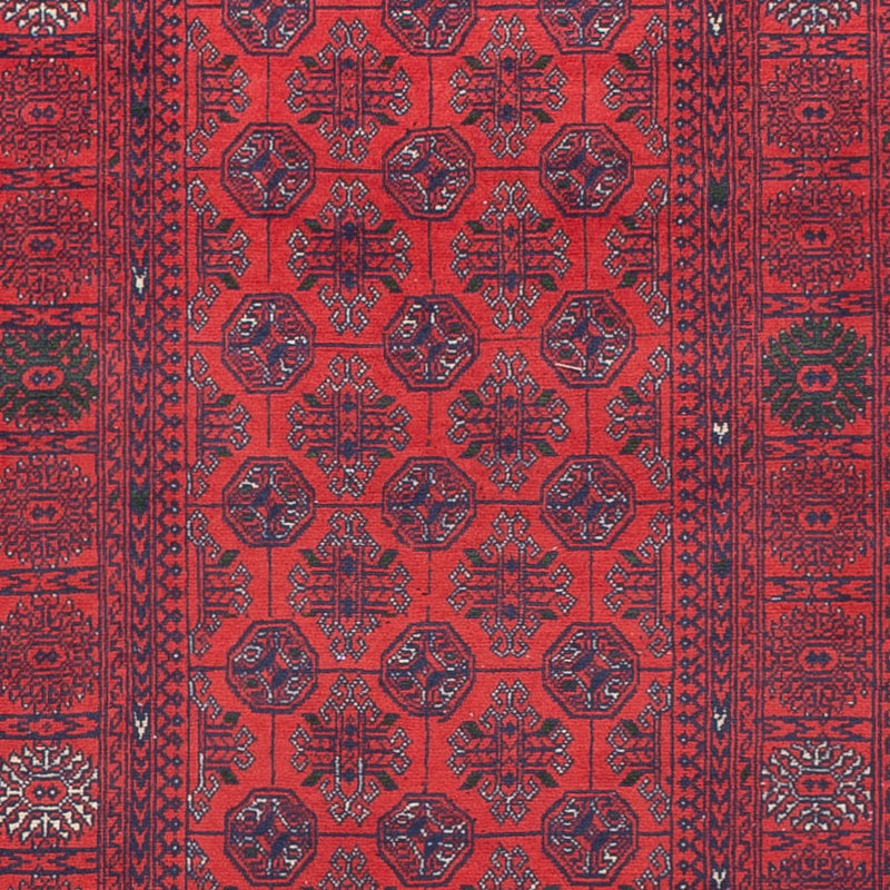 Loper Afghaans tapijt - Bukhara - 479 x 89 cm - rood