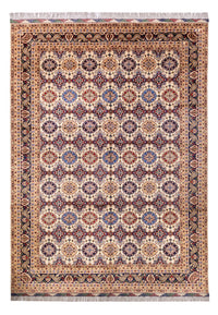 Afghaans tapijt - 406 x 295 cm - licht beige