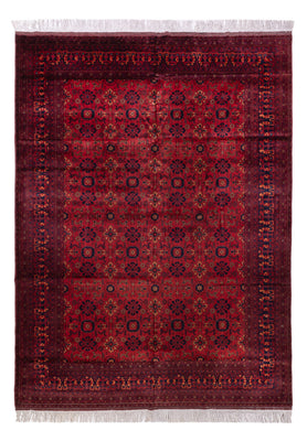 Afghaans tapijt - 350 x 256 cm - rood