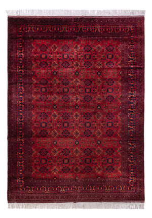 Afghaans tapijt - 350 x 256 cm - rood