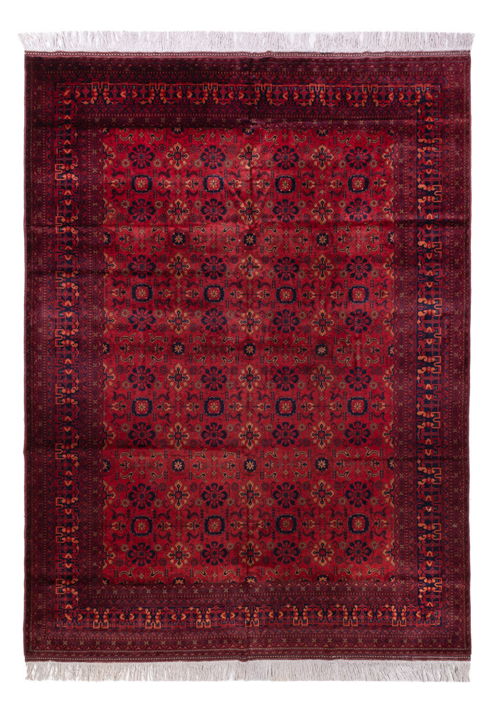 Afghaans tapijt - 350 x 256 cm - rood