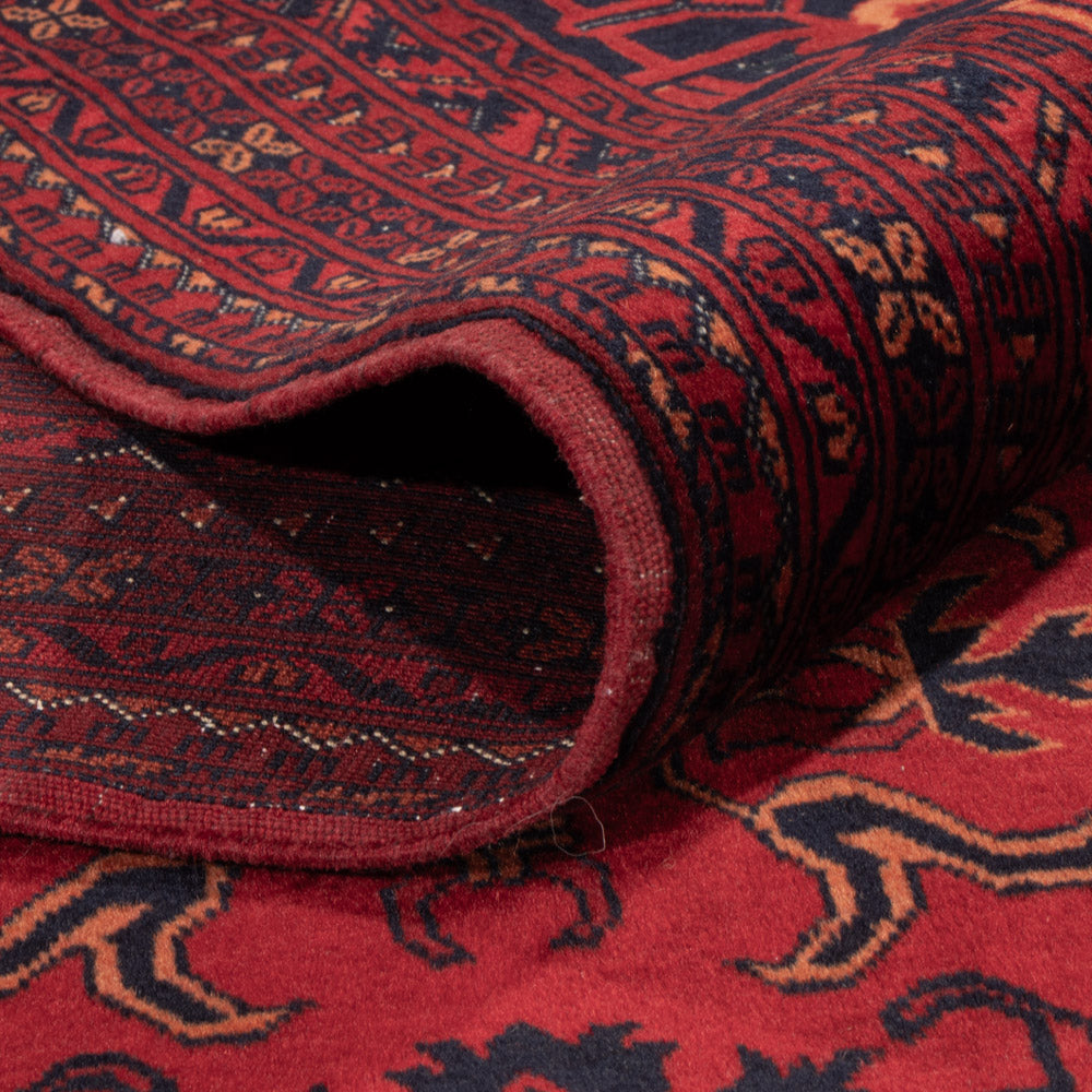 Afghaans tapijt - 350 x 256 cm - rood