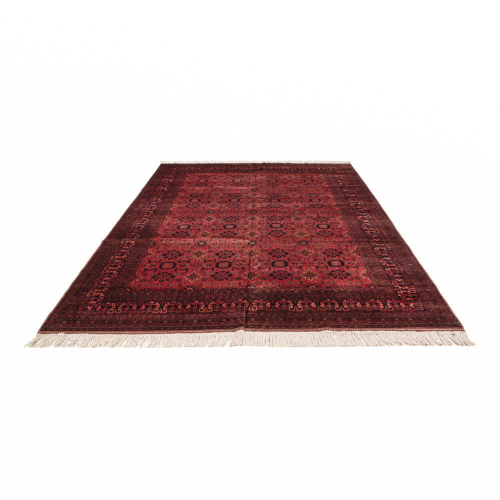 Afghaans tapijt - 350 x 256 cm - rood