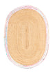 Jute tapijt Tapijt Dreors - Wollen tapijt