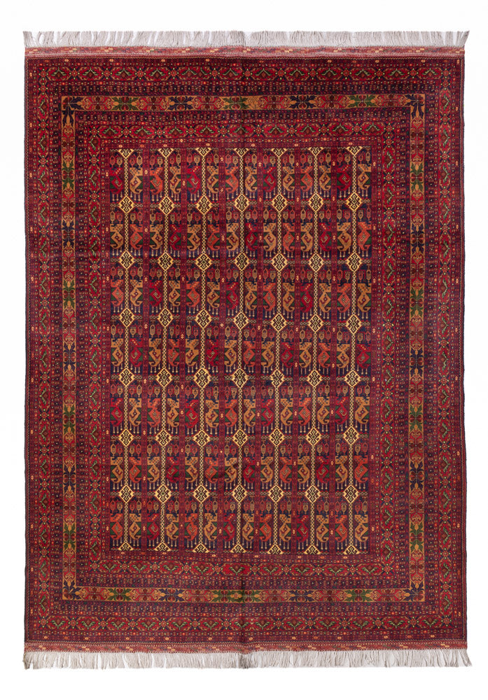 Afghaans tapijt - 353 x 254 cm - roest