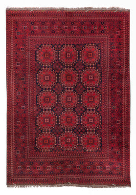 Afghaans tapijt - 335 x 240 cm - rood