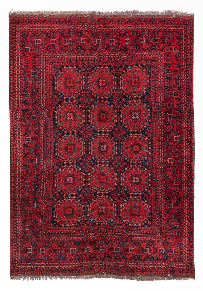 Afghaans tapijt - 335 x 240 cm - rood