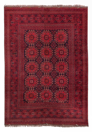 Afghaans tapijt - 335 x 240 cm - rood