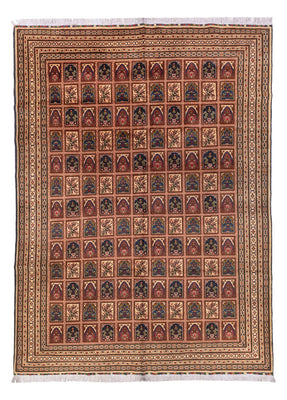 Afghaans tapijt - 339 x 240 cm - donker beige