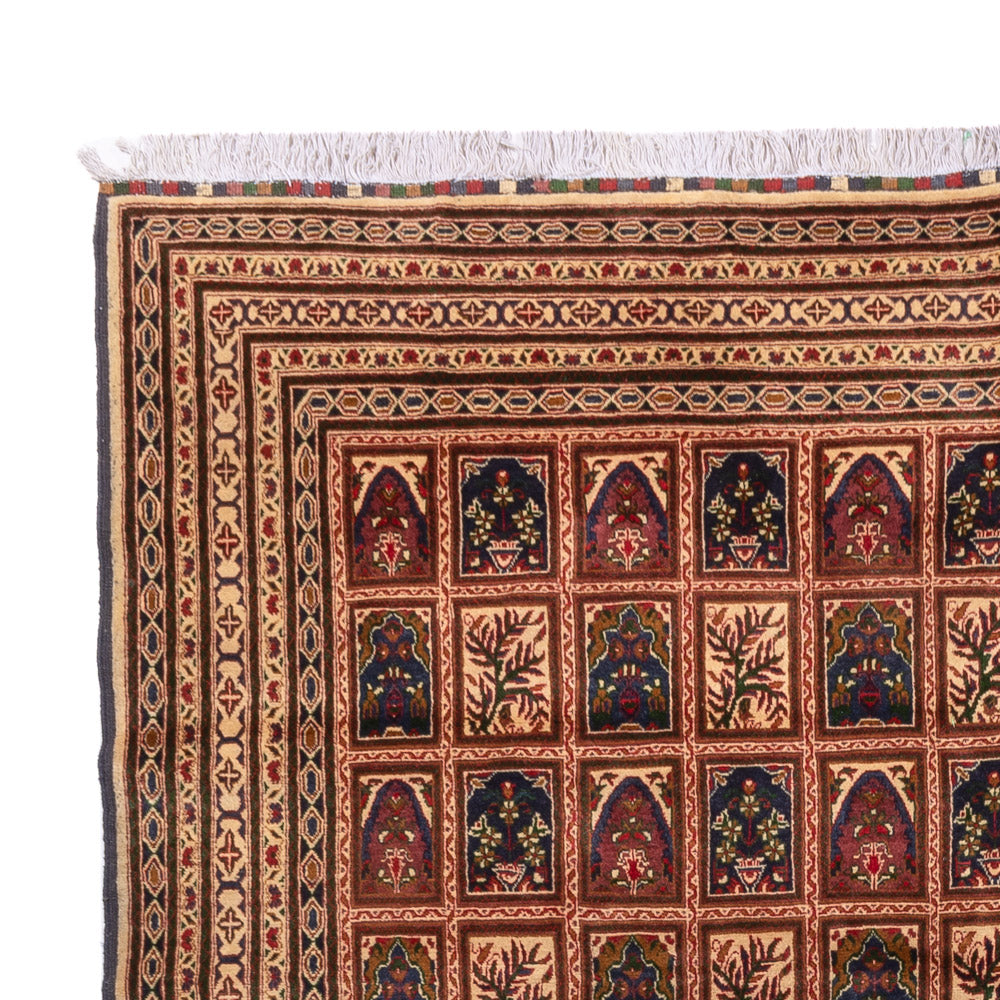 Afghaans tapijt - 339 x 240 cm - donker beige