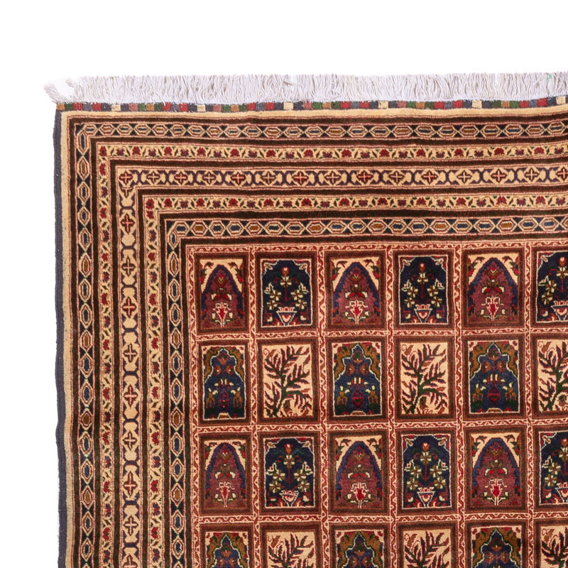 Afghaans tapijt - 339 x 240 cm - donker beige