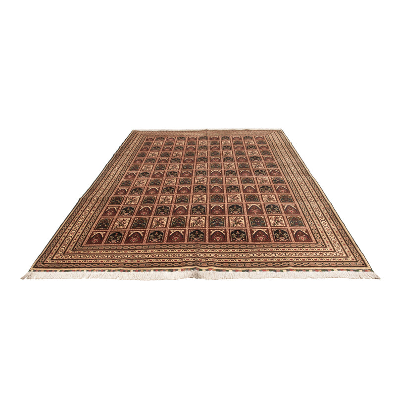 Afghaans tapijt - 339 x 240 cm - donker beige