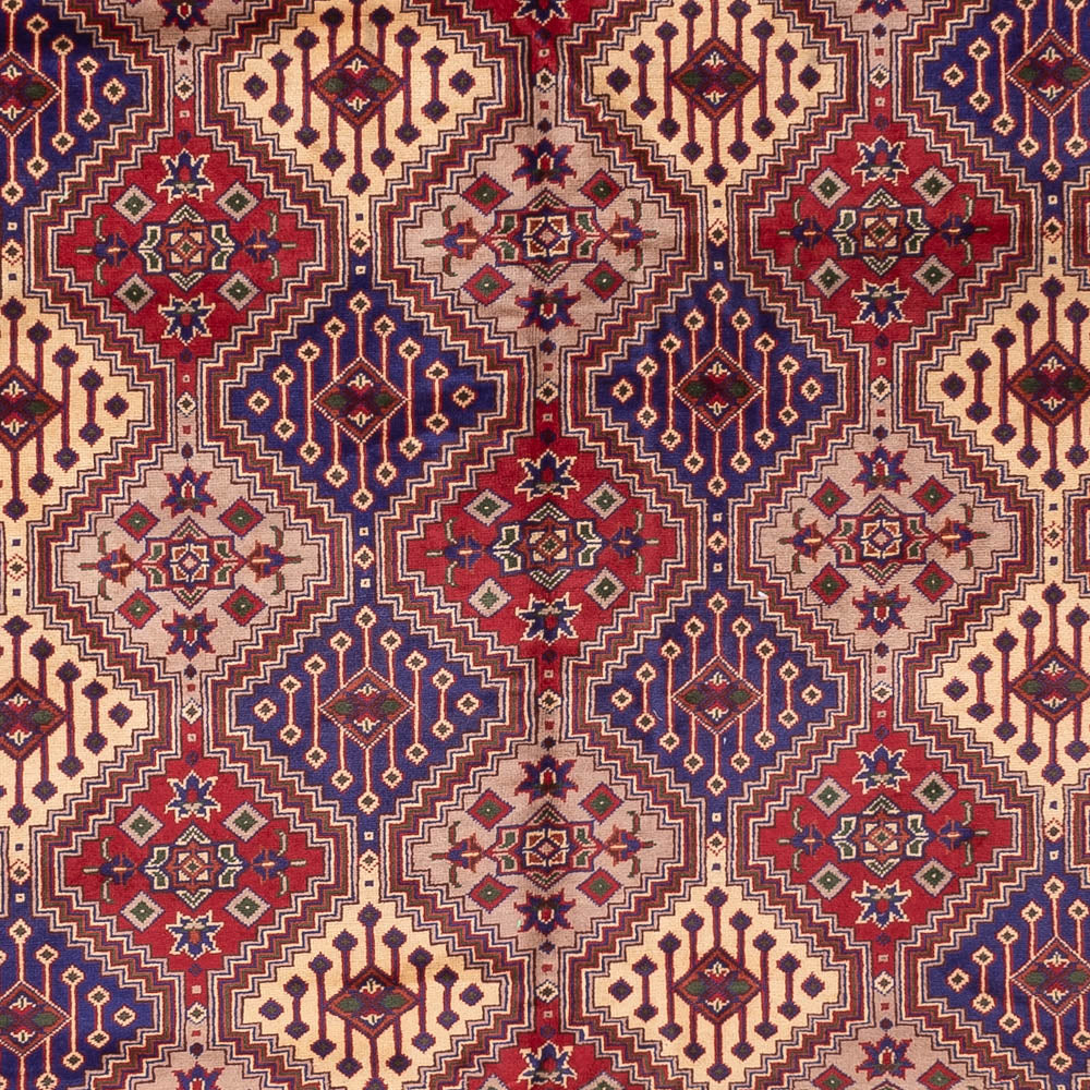 Loper Afghaans tapijt - 403 x 296 cm - donker beige